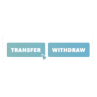 How to withdraw steps icon